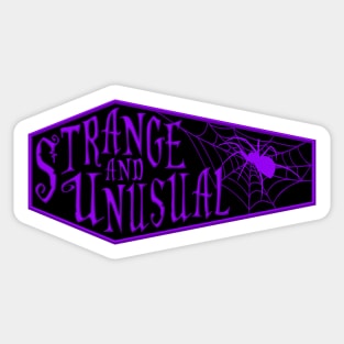 Lydia Deetz Coffin Purple Sticker